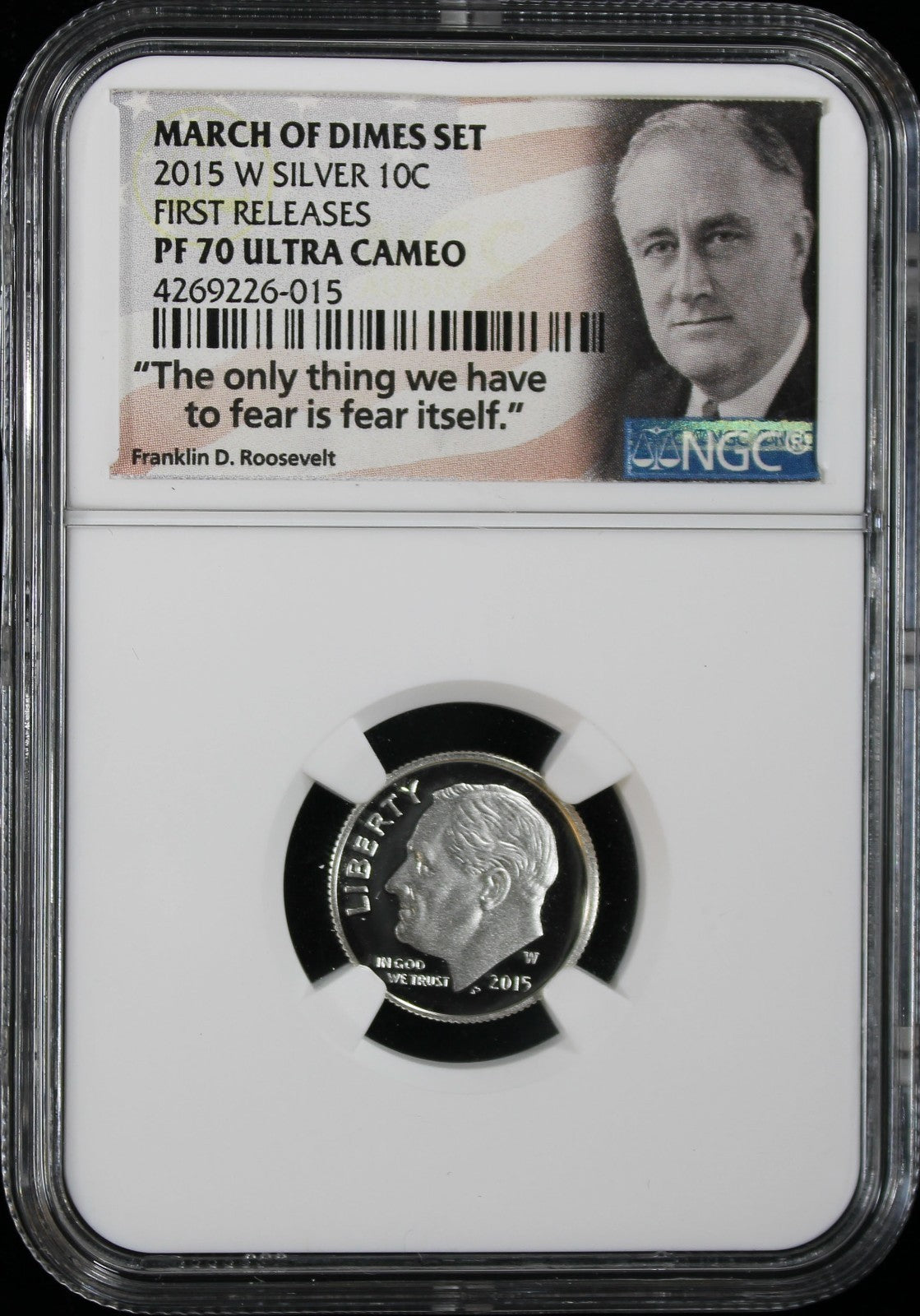 2015 March of Dimes Set NGC PF70 Ultra Cameo