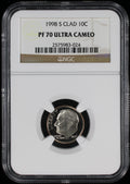 1997-S Proof Roosevelt Dime 10c NGC PF70 UCAM Ultra Cameo