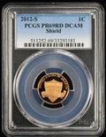 2012-S Proof Lincoln Cent 1c PCGS PR69 Rd RED Deep Cameo Lincoln Shield