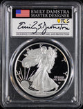 2022-W (2024) Silver Eagle PCGS PR70DCAM Damstra Signed
