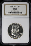 1956 Franklin Proof Half Dollar Type 2 50c NGC PF68