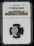 2011-S Jefferson Nickel 5c NGC PR70 Ultra Cameo