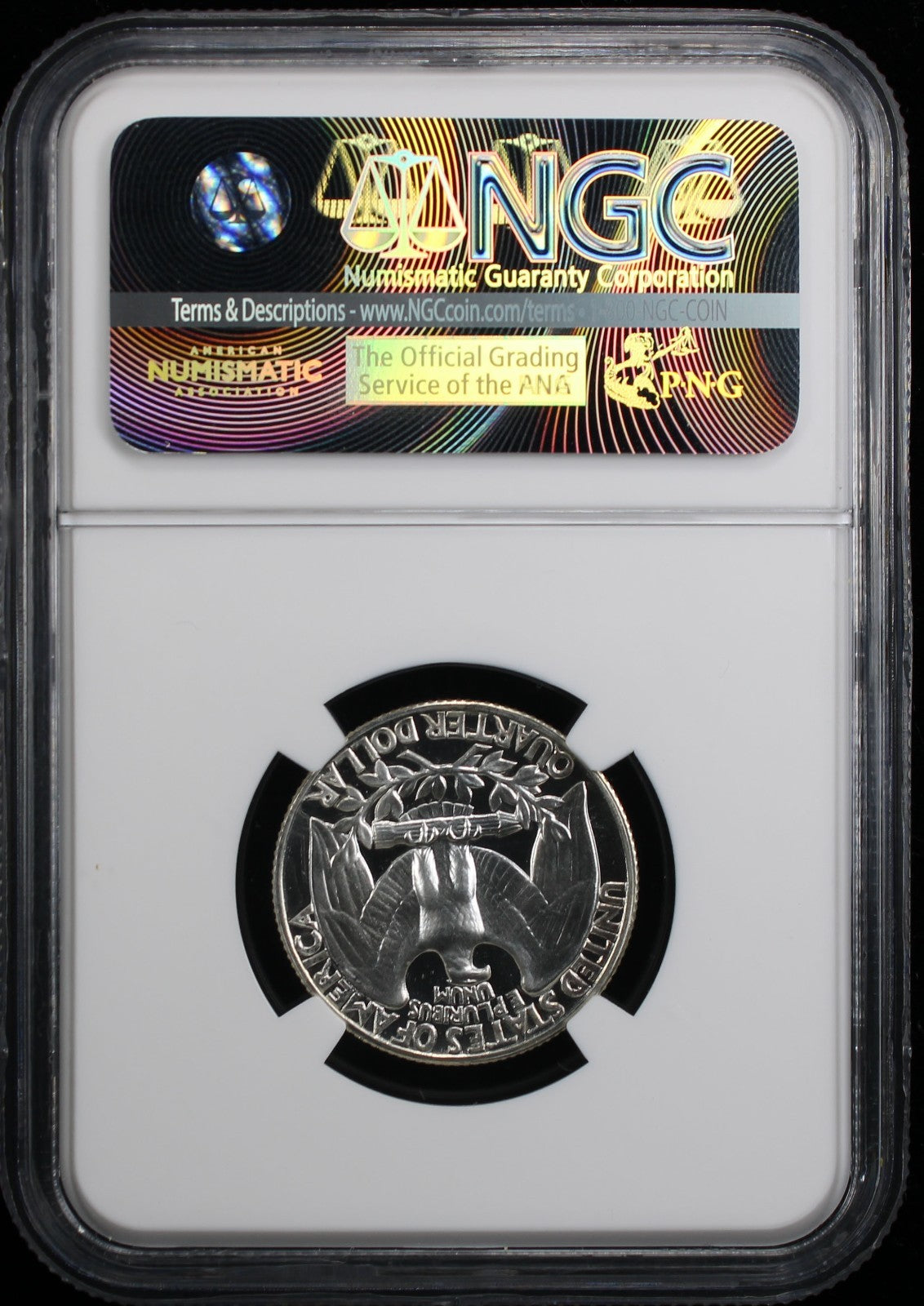 1958 Proof Washington Silver Quarter 25c NGC PF68 Cameo