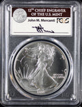 1991 Silver Eagle PCGS MS70 Mercanti Signed