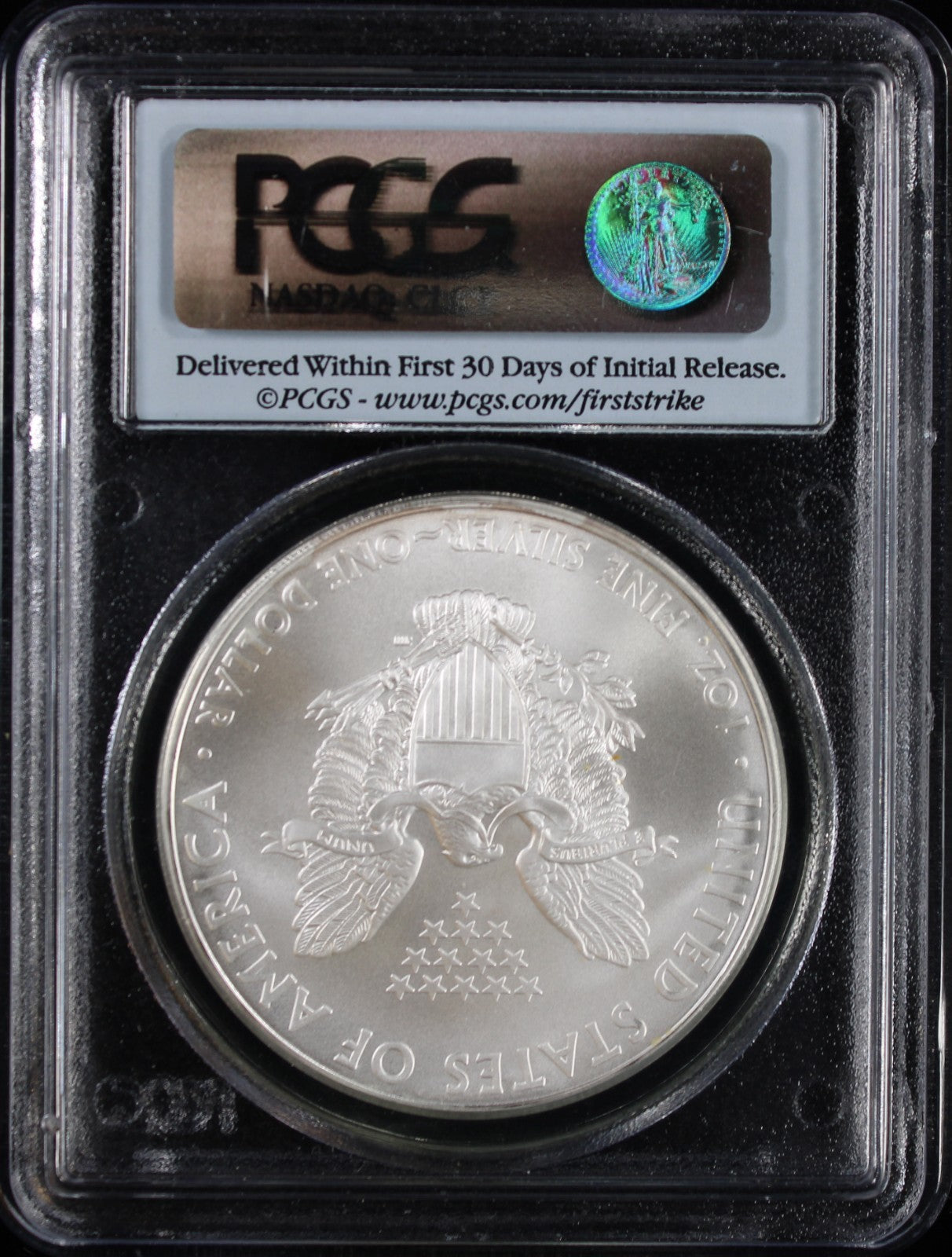2008 Silver Eagle PCGS MS70 First Strike