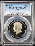 1979-S Type 1 Kennedy Half Dollar 50c PCGS PR70DCAM