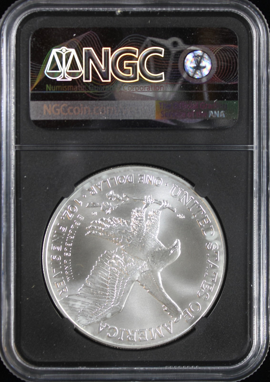 2021 Silver Eagle NGC MS70 First Day of Issue Guadioso Signed Type 2