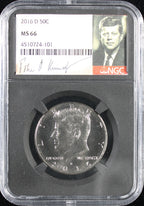 2016-D Kennedy Half Dollar 50c NGC MS66