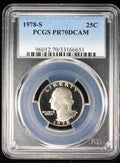 1978-S Proof Washington Quarter 25c PCGS PR70 DCAM Deep Cameo