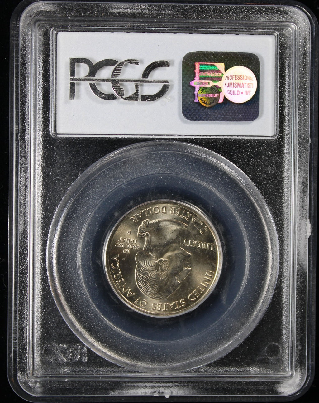 2001-P 25c State Quarter New York Sample Slab PCGS