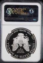2008-W Silver Eagle NGC PR70UCAM Mercanti Signed