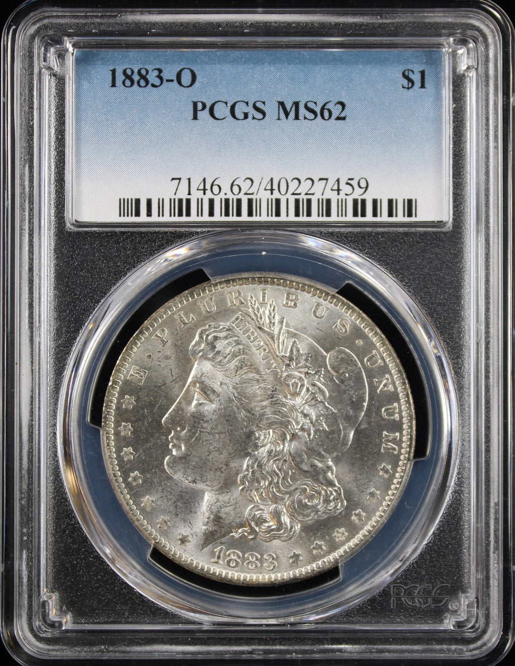 1883-O $1 Morgan PCGS MS62