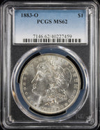 1883-O $1 Morgan PCGS MS62