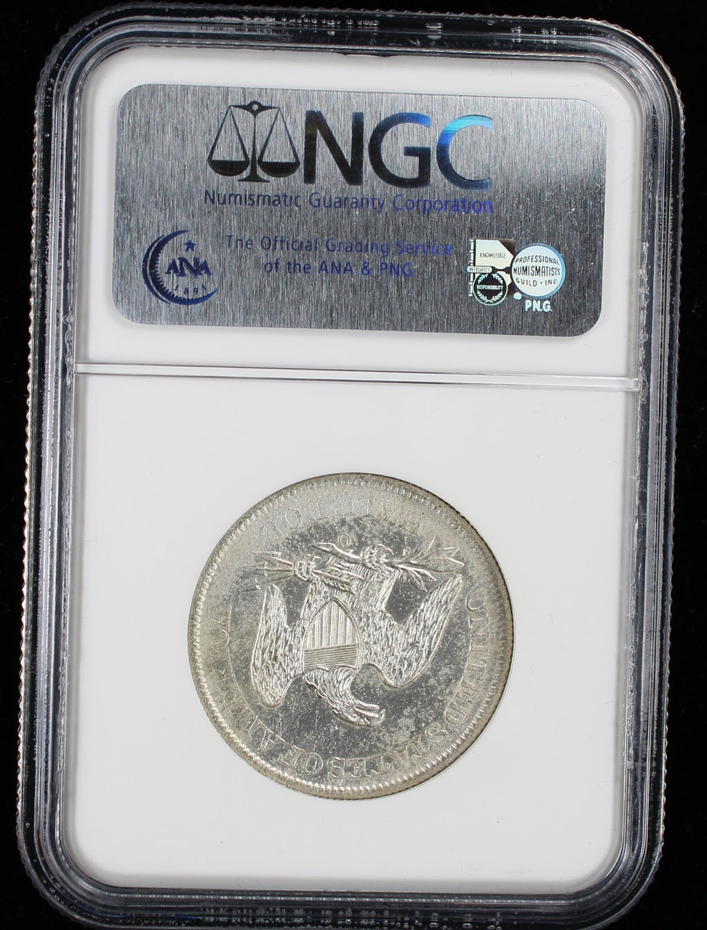 1860-O 50c Shipwreck Effect United States Issue NGC