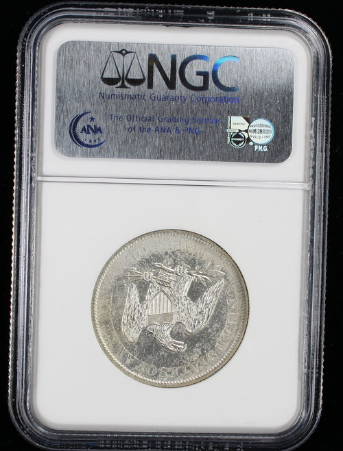 1860-O 50c Shipwreck Effect United States Issue NGC