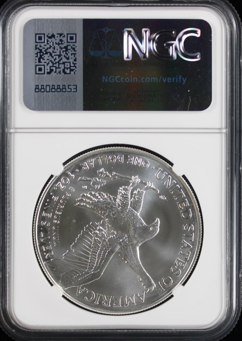 2025 Silver Eagle NGC MS70 Guadioso Signed First Day of Issue