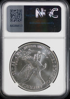 2025 Silver Eagle NGC MS70 Guadioso Signed First Day of Issue