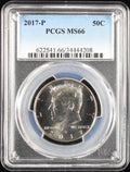 2017-P Kennedy Half Dollar 50c PCGS MS66