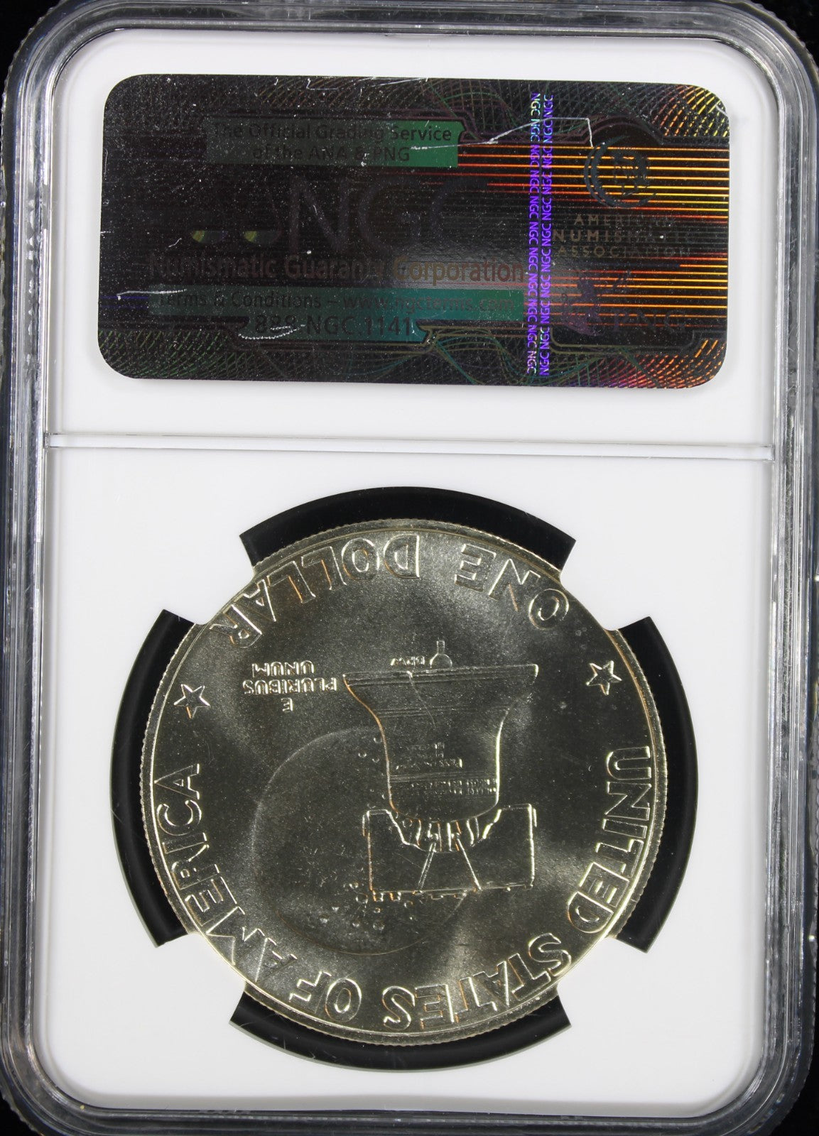 1976-S Eisenhower Silver Dollar $1 NGC MS67