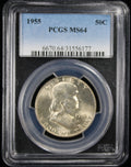 1955 Franklin Half Dollar 50c PCGS MS64