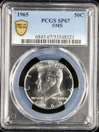1965 Kennedy Half Dollar 50c PCGS SP67 SMS