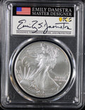 2024 Silver Eagle PCGS MS70 Damstra Signed First Day of Issue