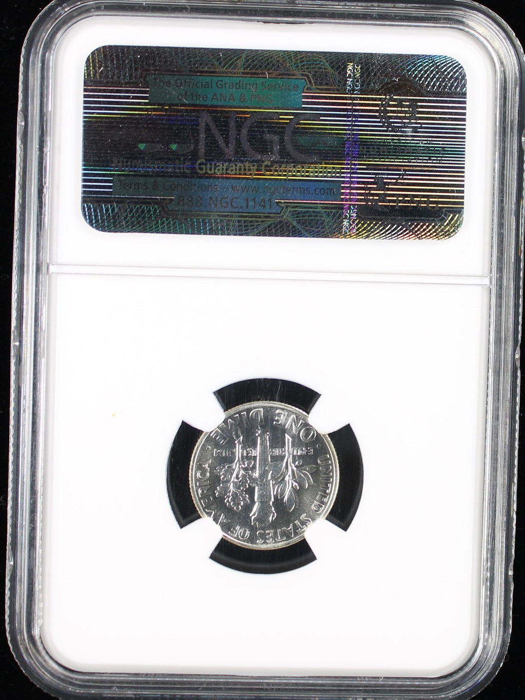 1954 Proof Roosevelt Silver Dime 10c NGC PF69