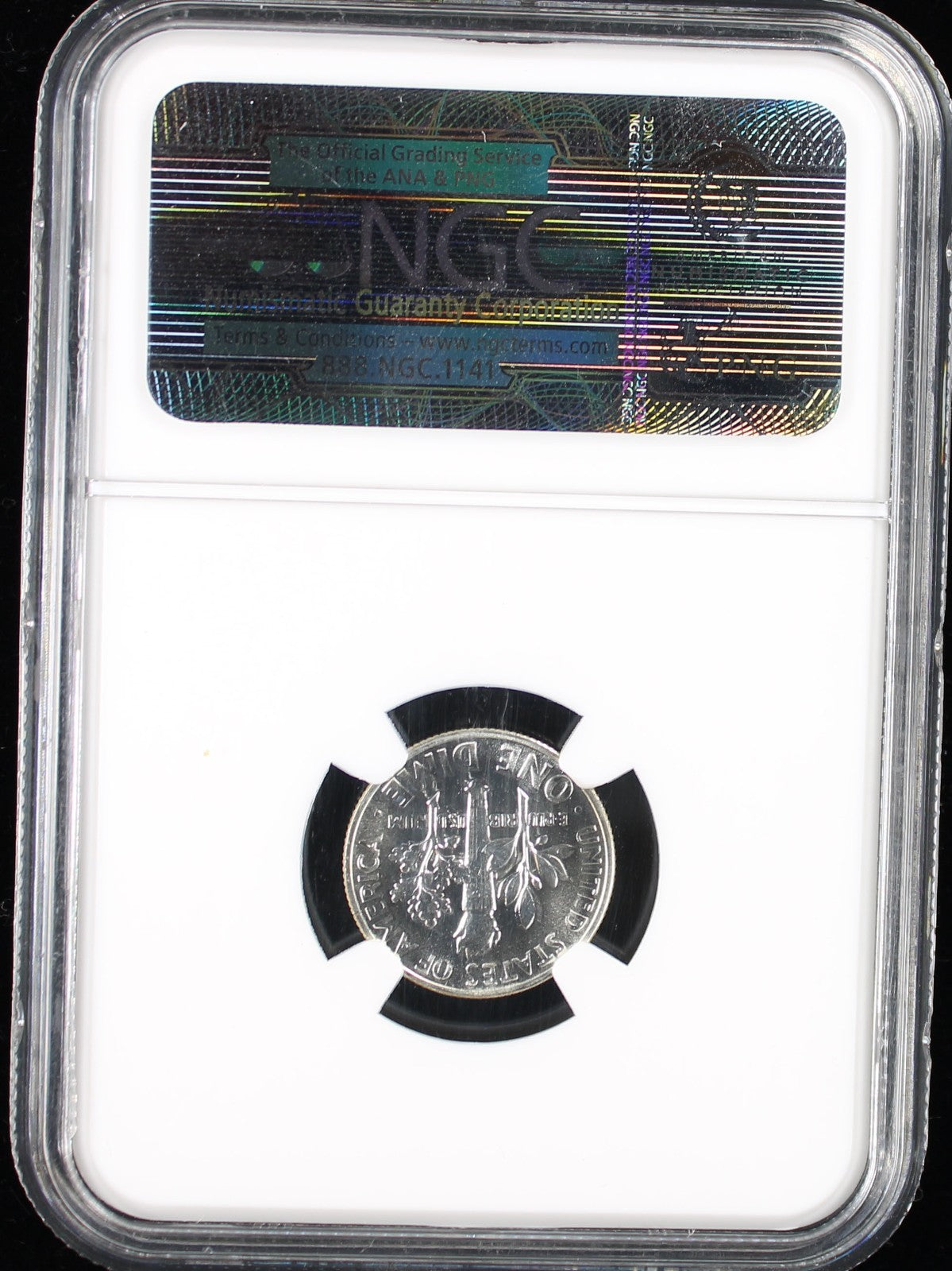 1954 Proof Roosevelt Silver Dime 10c NGC PF69