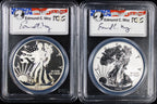2013-W Silver Eagle PCGS West Point Mint Set Edmund Moy Signature MS/PR70