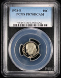 1978-S Proof Roosevelt Dime 10c PCGS PR70 DCAM Deep Cameo