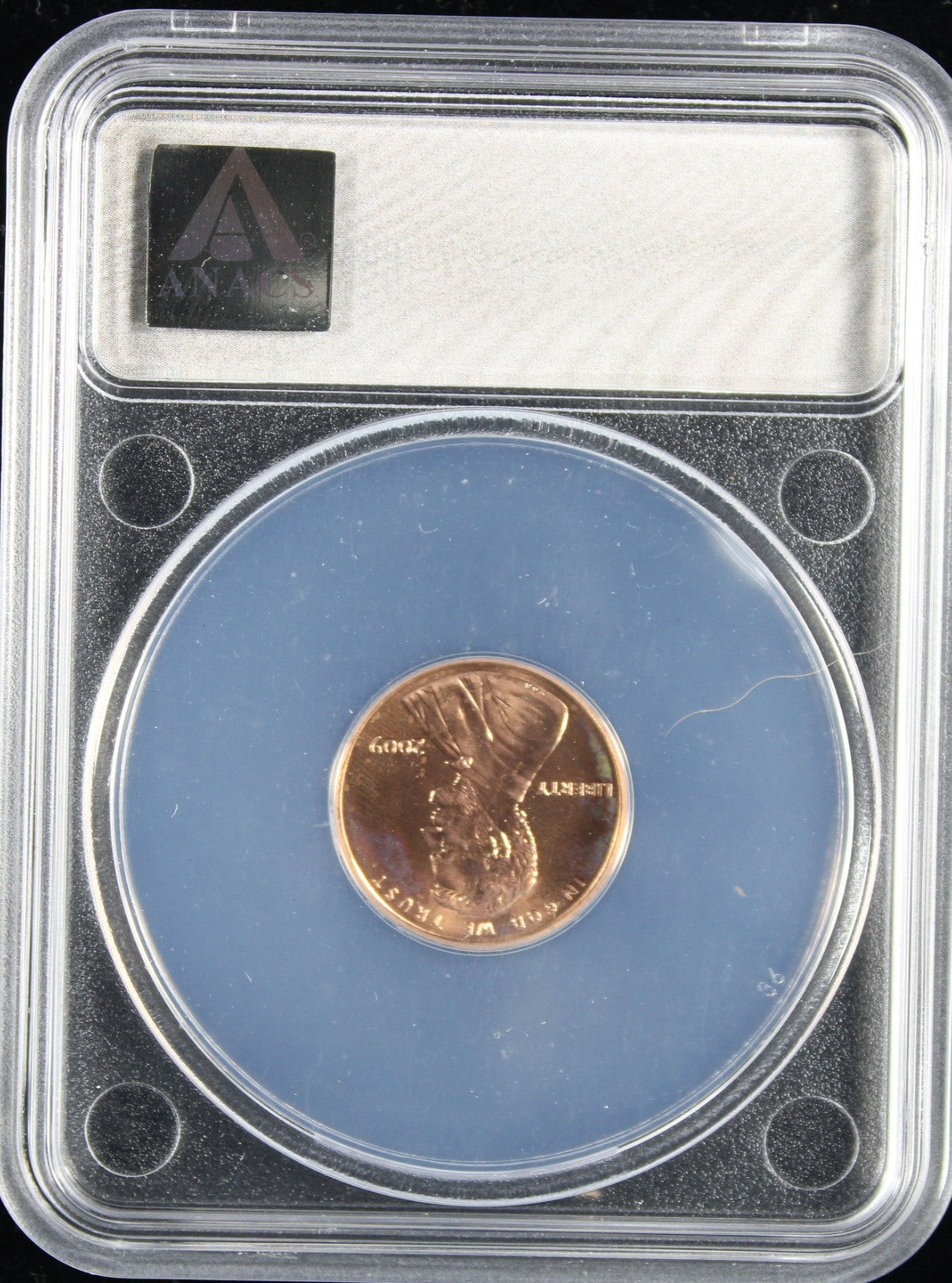 2009-S Lincoln Cent 1c ANACS MS67 RD Inaugural