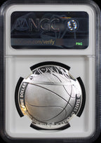 2020 $1 Basketball Hall of Fame $1 NGC PF70 Ultra Cameo First Day of Issue