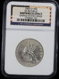 1860-O 50c Shipwreck Effect United States Issue NGC