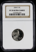 2006-S Jefferson Nickel 5c NGC PR70 Ultra Cameo