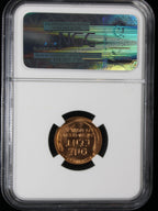 1954-S Wheat Lincoln Cent 1c NGC MS66 RD