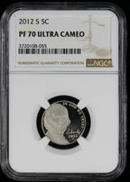 2012-S Jefferson Nickel 5c NGC PR70 Ultra Cameo