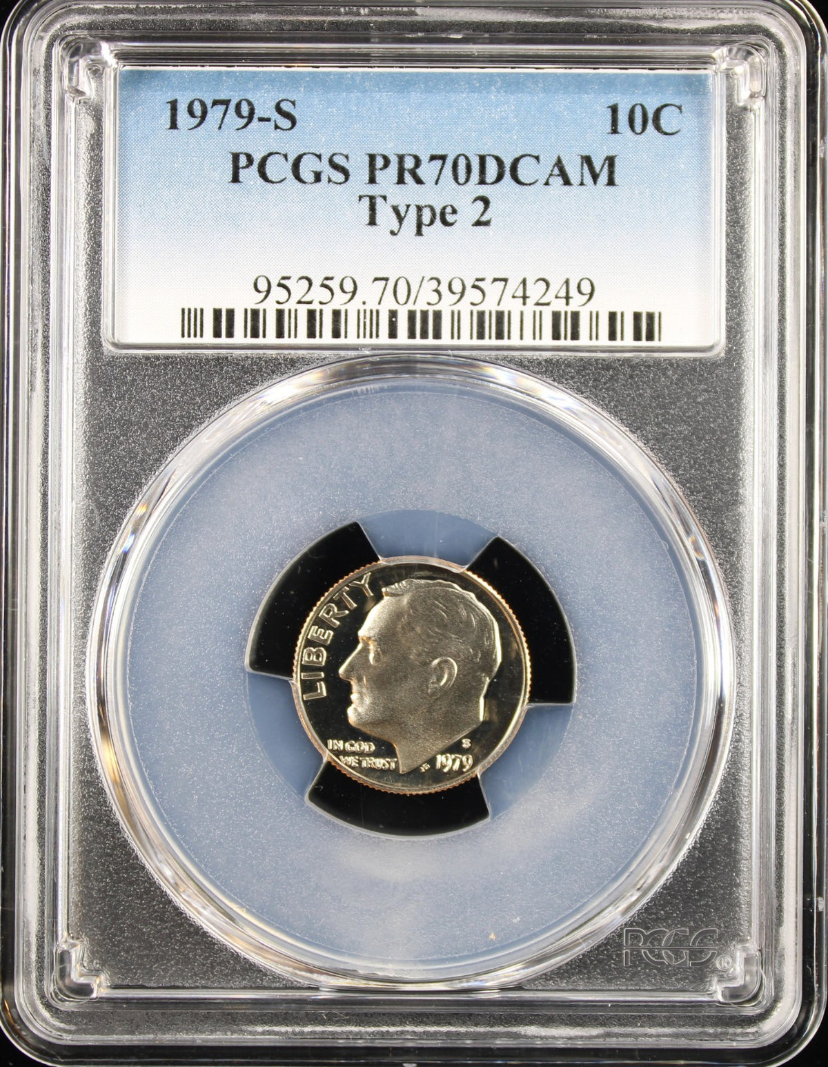 1979-S Type 2 10c PCGS PR70DCAM