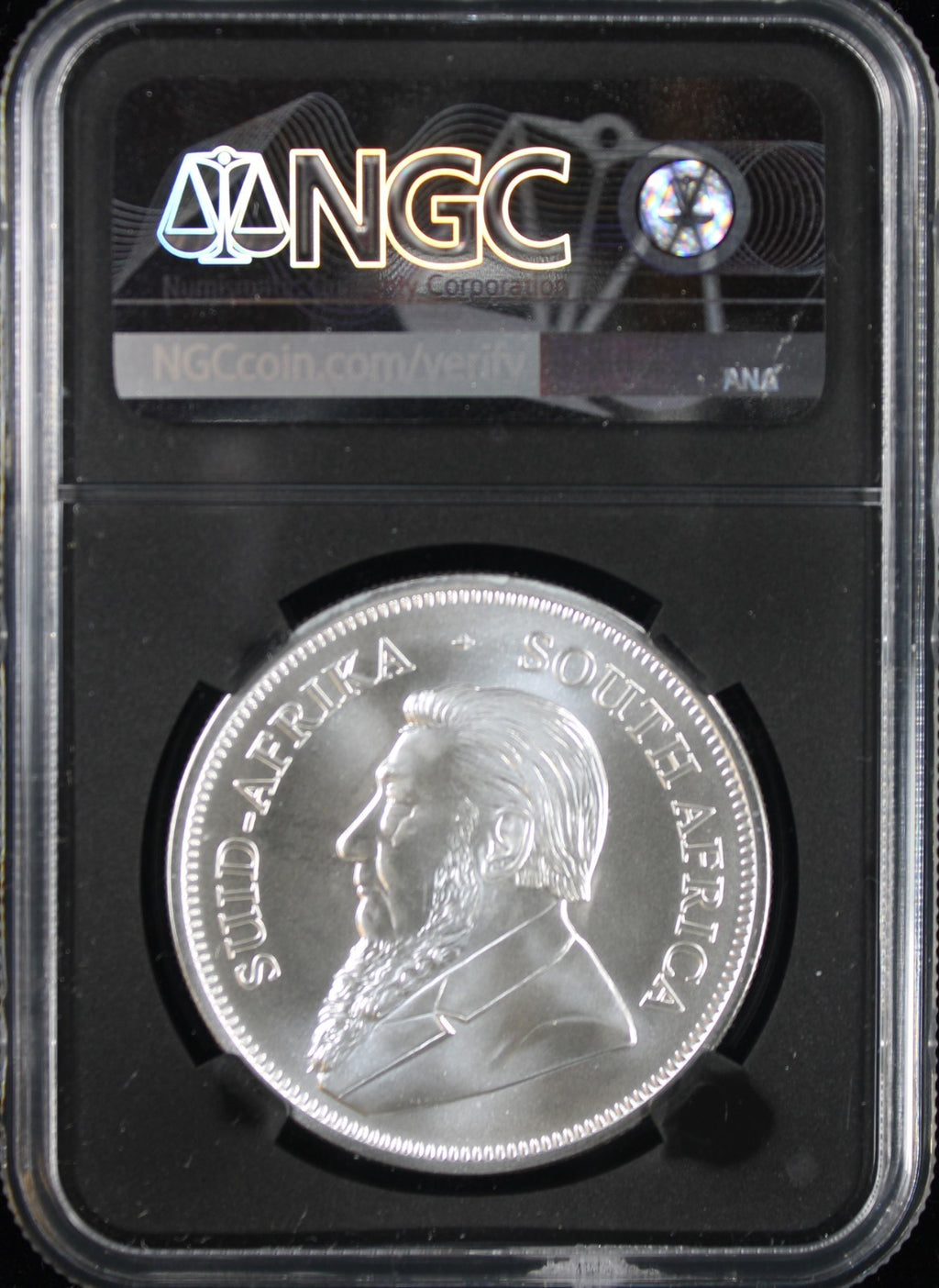 2021 South Africa Silver 1 Krugerrand NGC First Day of Production MS70