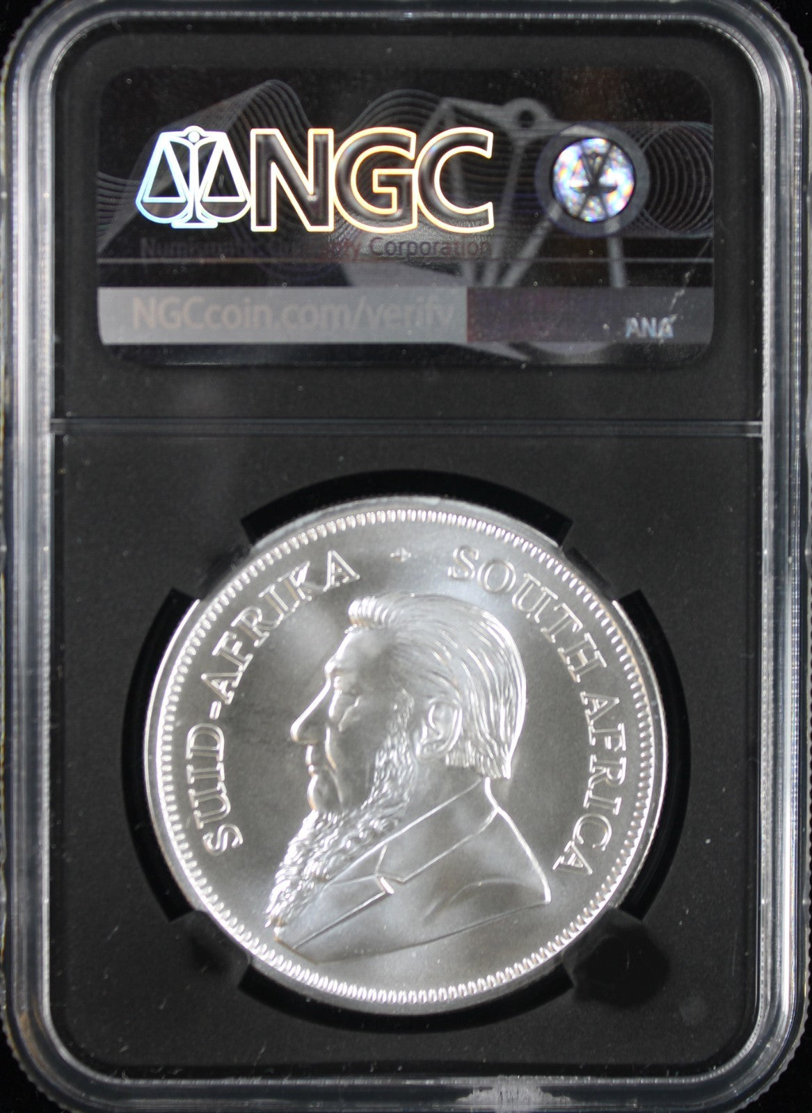 2021 South Africa Silver 1 Krugerrand NGC First Day of Production MS70