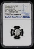 2017-S Proof Roosevelt Silver Dime 10c NGC PF70 UCAM Ultra Cameo