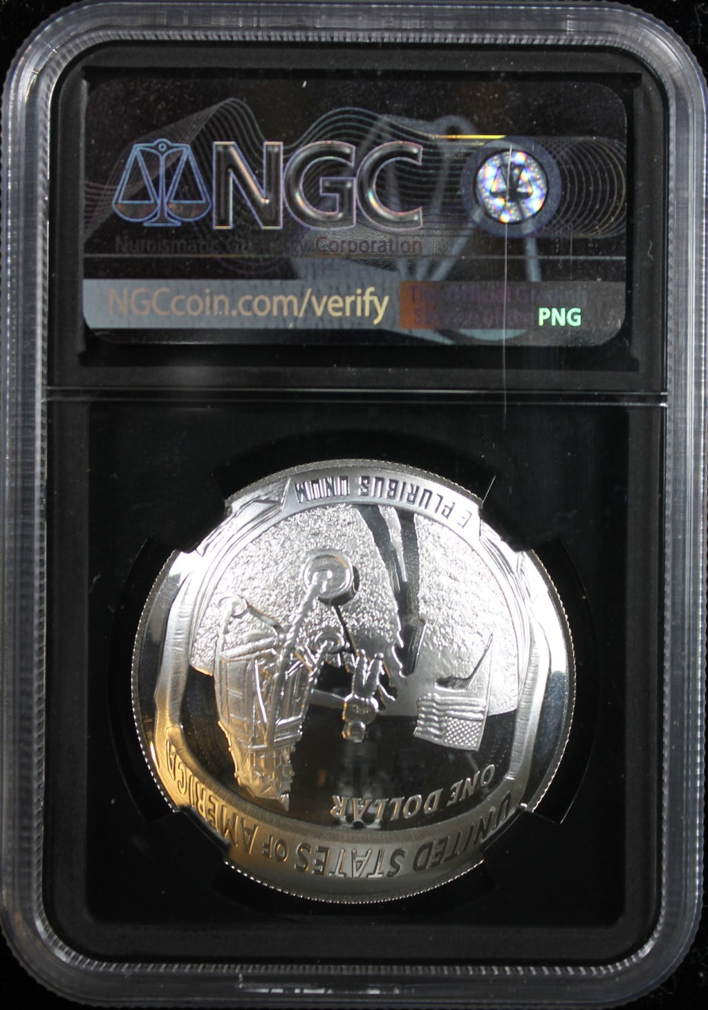 2019 Apollo 11 Astronaut Scholarship Foundation $1 NGC PF70 Ultra Cameo