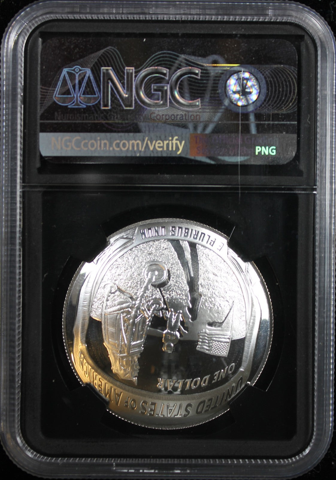 2019 Apollo 11 Astronaut Scholarship Foundation $1 NGC PF70 Ultra Cameo