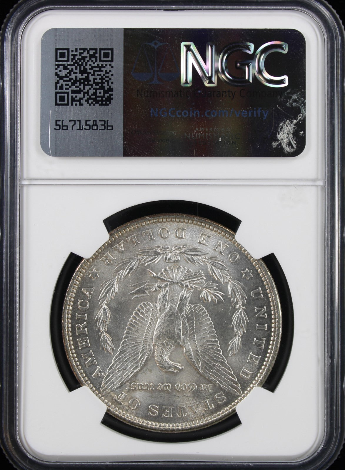 1878 7TF $1 Morgan NGC MS63 Rev of 79