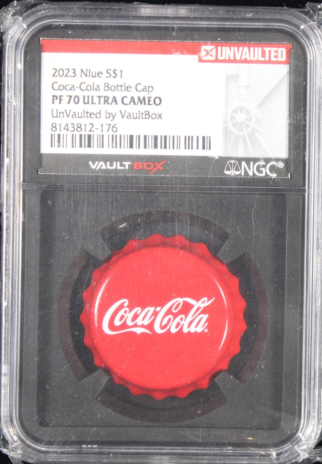 2023 Niue $1 Coca-Cola Bottle Cap PF70 Ultra Cameo