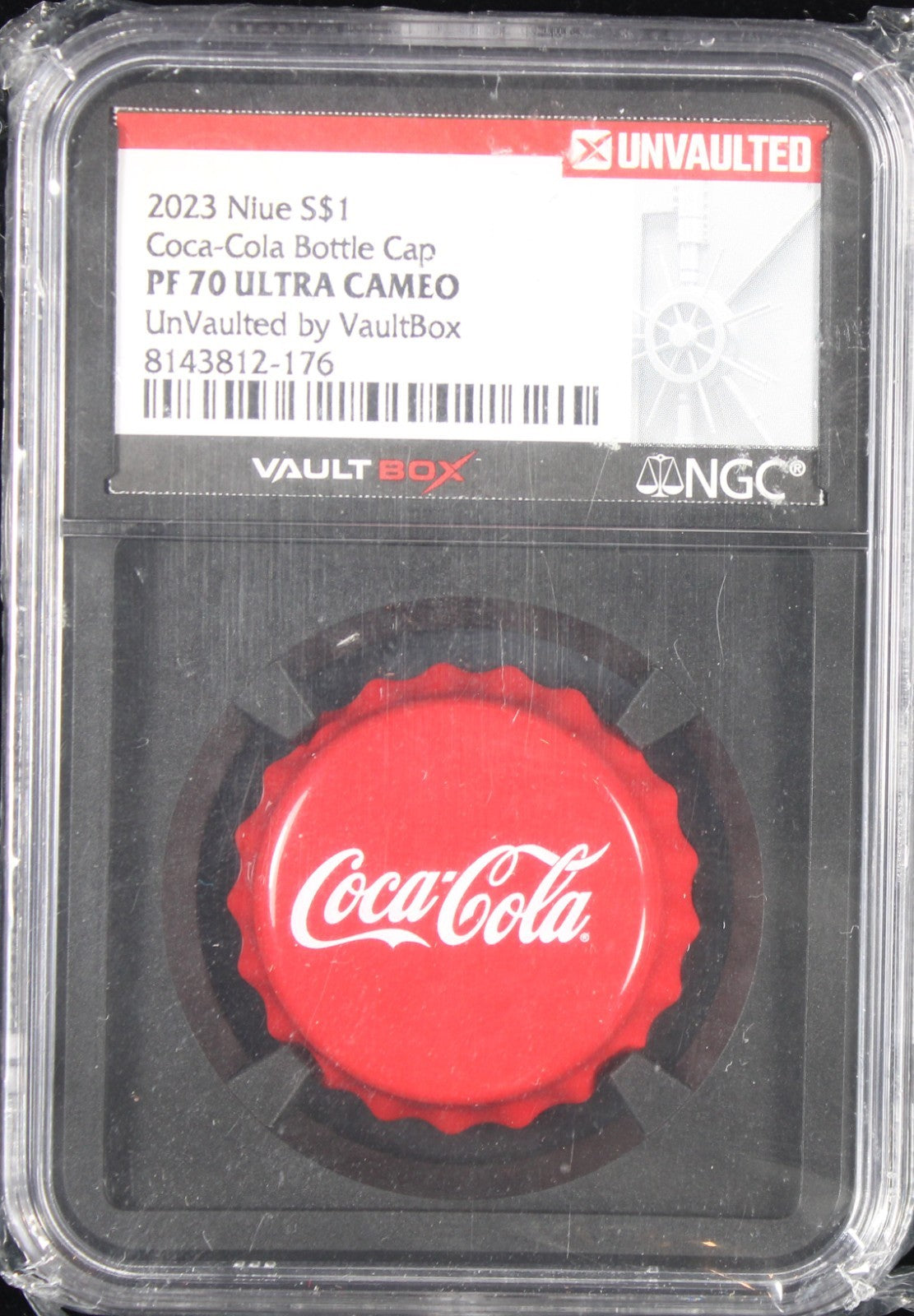 2023 Niue $1 Coca-Cola Bottle Cap PF70 Ultra Cameo