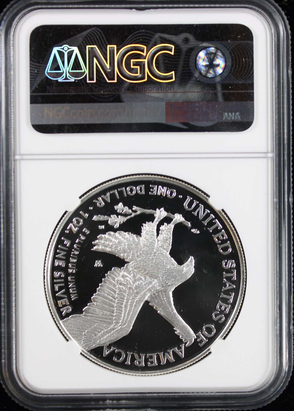 2023-W Silver Eagle NGC PR70UCAM Guadisoso Signed Advance Releases
