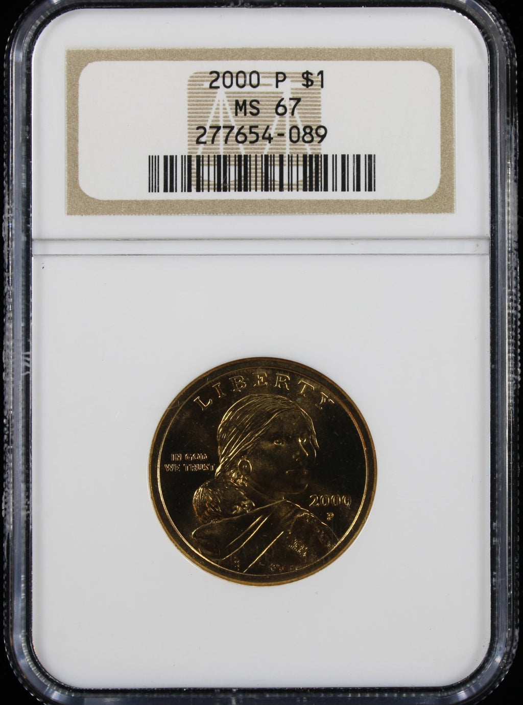 2000-P Sacagawea Dollar $1 NGC MS67