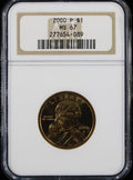 2000-P Sacagawea Dollar $1 NGC MS67