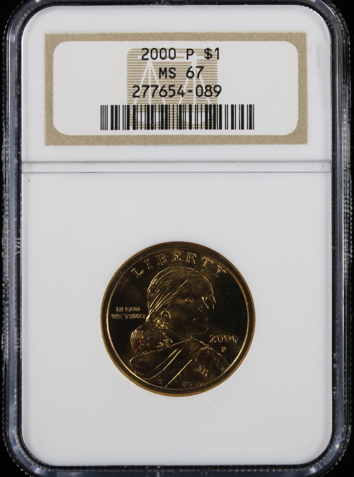 2000-P Sacagawea Dollar $1 NGC MS67