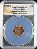 2009-D Lincoln Cent 1c ANACS MS67 RD Inaugural